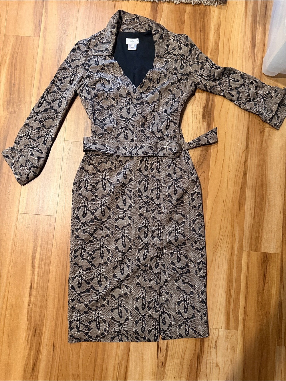Snake Print wrap dress Karen Millen